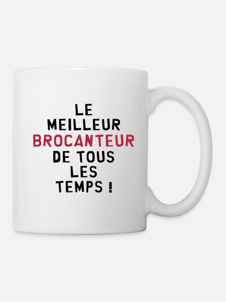 Antiquaire / Antiquité / Brocante / Brocanteur - Mug blanc - blanc