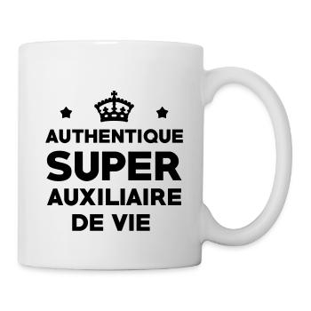 AVS / Auxiliaire de Vie / Médecine / Social - Mug blanc - blanc - Droite