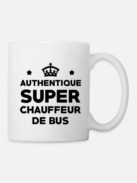 Bus / Conducteur / Chauffeur / Machiniste / Car - Mug blanc - blanc
