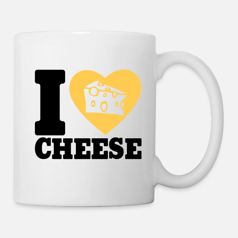 I love Cheese - Mug blanc - blanc