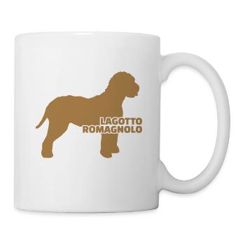 Lagotto Romagnolo - Tasse - Weiß - Rechts