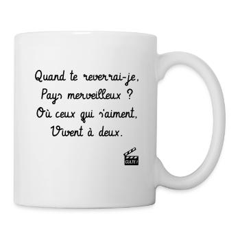 Quand te reverrai-je ? Les bronzés font du ski ! - Mug blanc - blanc - Droite