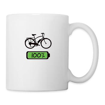 E-bike bicycle battery - Mug - white - Right