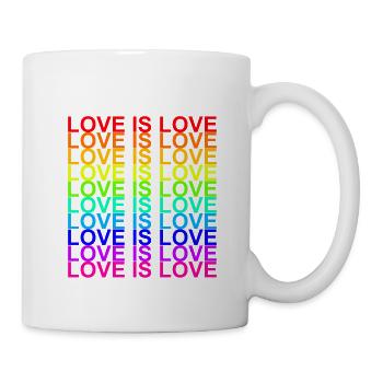 LOVE IS LOVE - Mug - white - Right