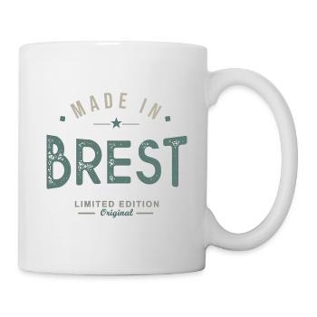 MADE IN BREST gift for Bretons - Mug - white - Right