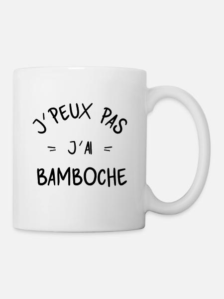 J peux pas j ai bamboche - Mug blanc - blanc