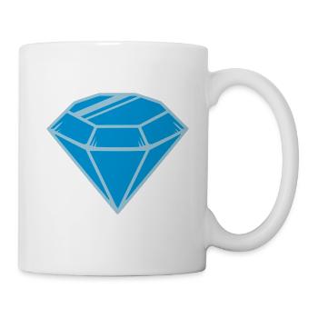 Diamant - Tasse - Weiß - Rechts