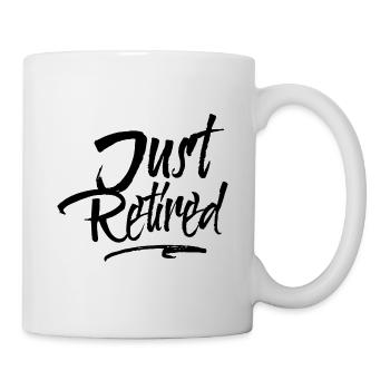 Pension de retraite pension - Mug blanc - blanc - Droite