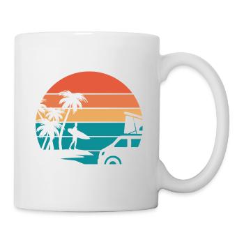 surfer surfing gift sport surfing man woman - Mug - white - Right