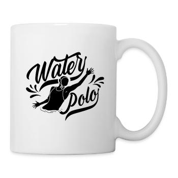 Water polo water polo player coach - Mug - white - Right