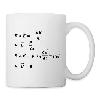 Physics Formula Equations Physicist Gift - Mug - white - Right