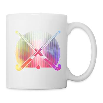 Hockey Rétro - Mug blanc - blanc - Droite