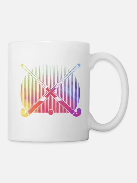 Hockey Retro - Tasse - Weiß