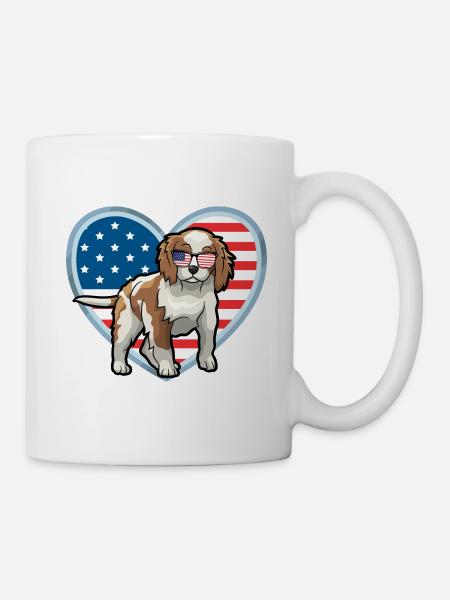 Cavalier King Charles Spaniel - Tasse - Weiß