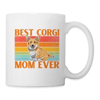 Meilleure maman Corgi de tous les temps - Mug blanc - blanc - Droite