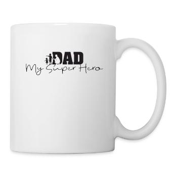 Dad my superhero. Dad my super hero - Mug - white - Right