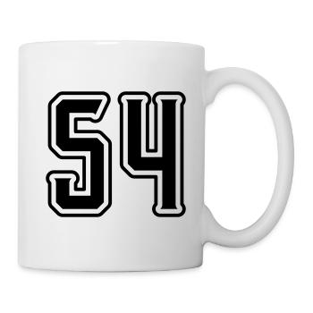 Symbole numérique 54 - Mug blanc - blanc - Droite