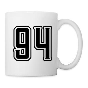 Symbole numérique 94 - Mug blanc - blanc - Droite