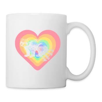 Roter Panda - Tasse - Weiß - Rechts