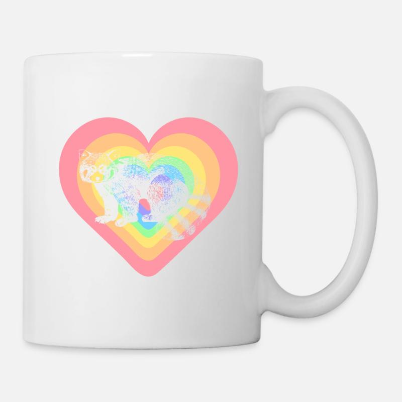 Roter Panda - Tasse - Weiß