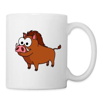 Wild Boar Comic Animal - Mug - white - Right