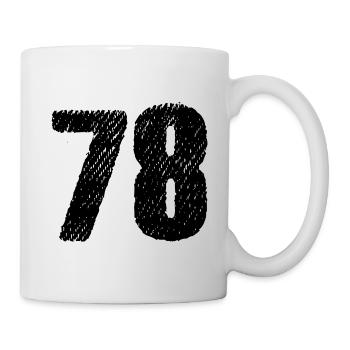 78 Number jersey - Mug - white - Right