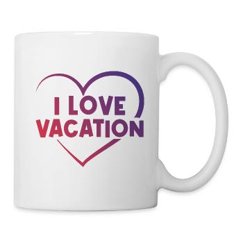 I love holiday heart - Mug - white - Right