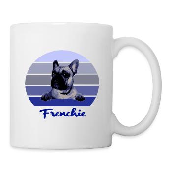 Frenchie, Chiens, Bully, Français Bulldog - Mug blanc - blanc - Droite