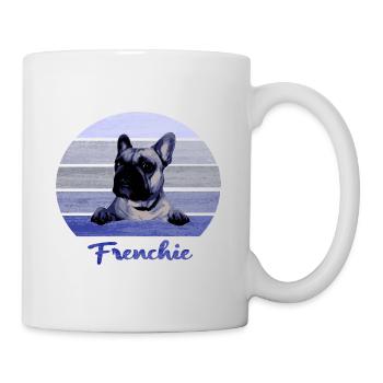 Frenchie, Chiens, Bully, Français Bulldog - Mug blanc - blanc - Droite