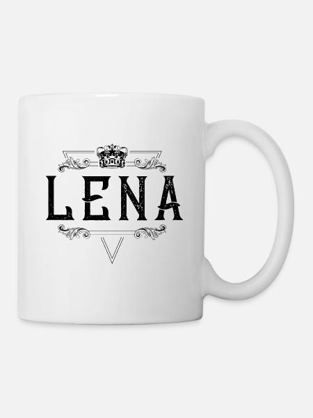 Lena Name - Tasse - Weiß
