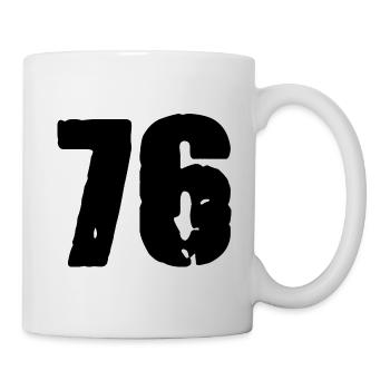 76 number jersey - Mug - white - Right