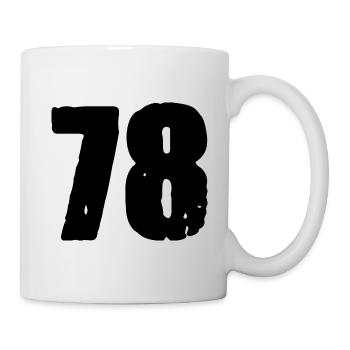 78 Number jersey - Mug - white - Right