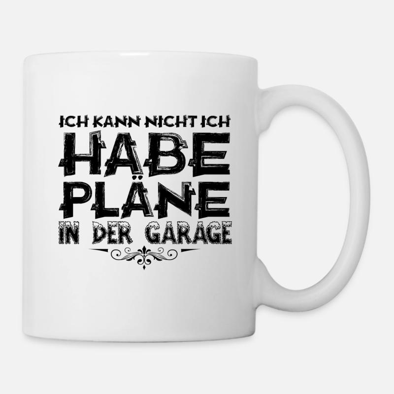 Garage Mechanik | garage ! - Tasse - Weiß