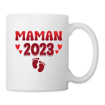 Grossesse Femme Enceinte - Future Maman 2023 - Mug blanc - blanc - Droite
