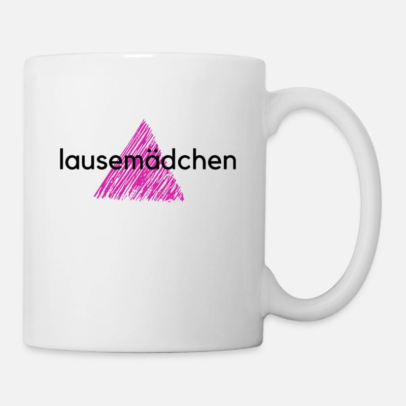lausemädchen - Tasse - Weiß