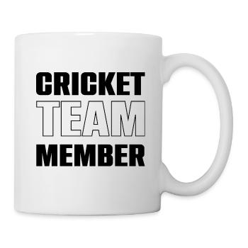 Cricket Team - Tasse - Weiß - Rechts