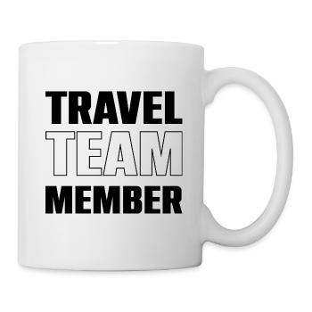 Travel Team - Tasse - Weiß - Rechts