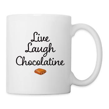 Meme Drôle Pâtisserie Française Chocolatine - Mug blanc - blanc - Droite