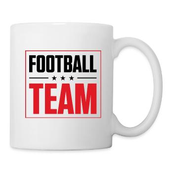 Équipe de football - Mug blanc - blanc - Droite