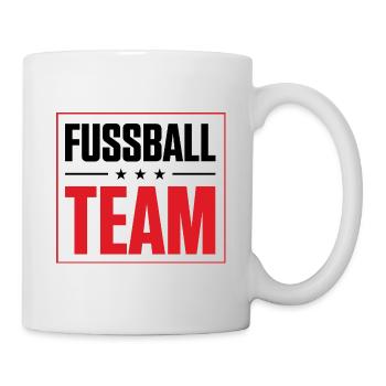 Fussball Team - Tasse - Weiß - Rechts