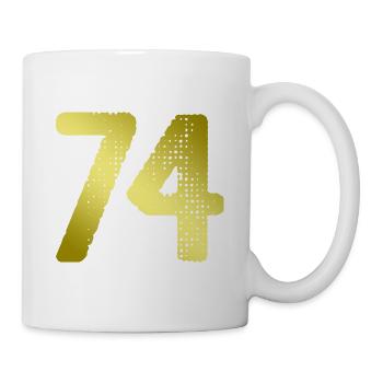 74 Number jersey - Mug - white - Right