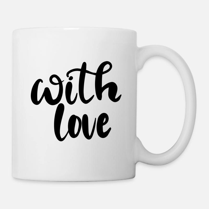 With Love - Avec Amour - Mug blanc - blanc