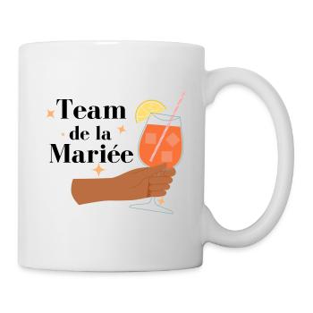 team de la mariée evjf - Mug blanc - blanc - Droite