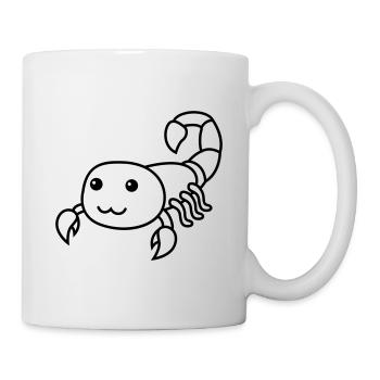 Scorpion Comic Animal - Mug blanc - blanc - Droite