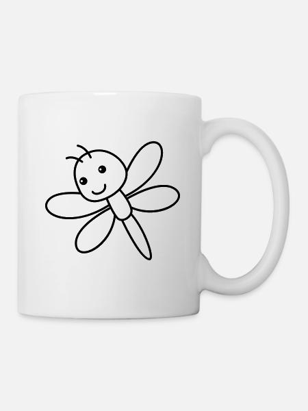 Libellule Libellule - Mug blanc - blanc