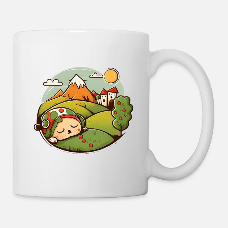 Sleepy guy - Tasse - Weiß