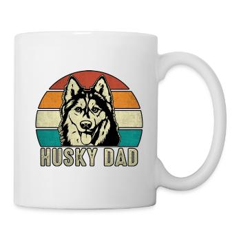 Husky Dad - Tasse - Weiß - Rechts