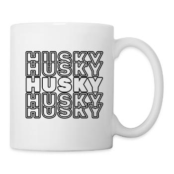 Husky - Tasse - Weiß - Rechts