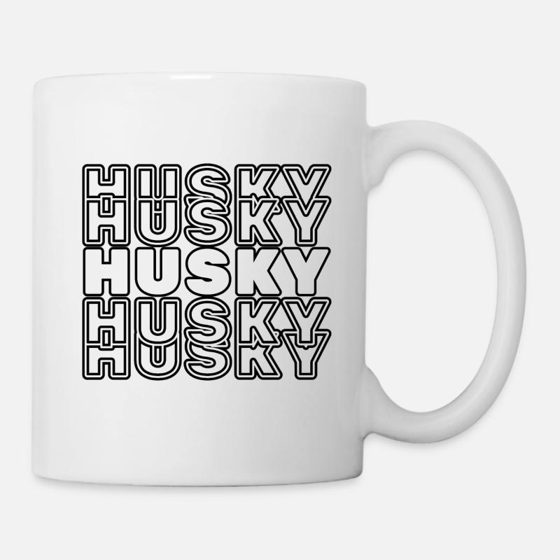 Husky - Tasse - Weiß