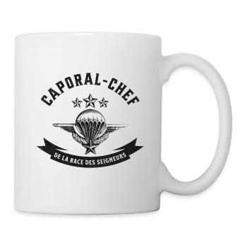 Caporal-chef de la race des seigneurs - Mug blanc - blanc - Droite